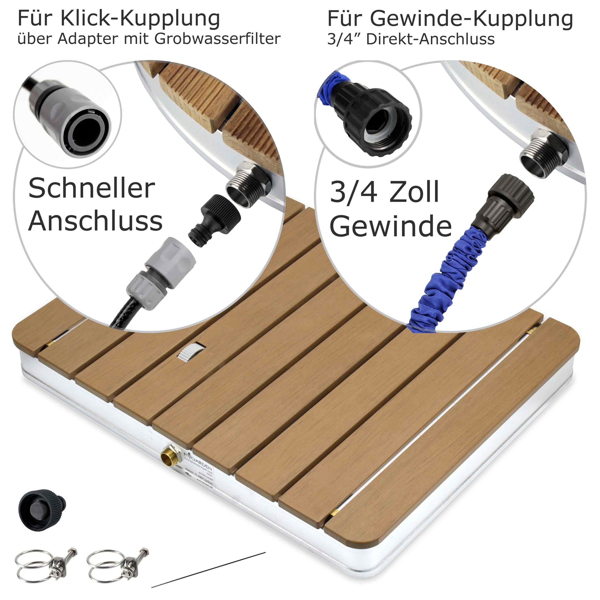 Camping-Dusche - mobile Dusche für Garten, Camping und Pool