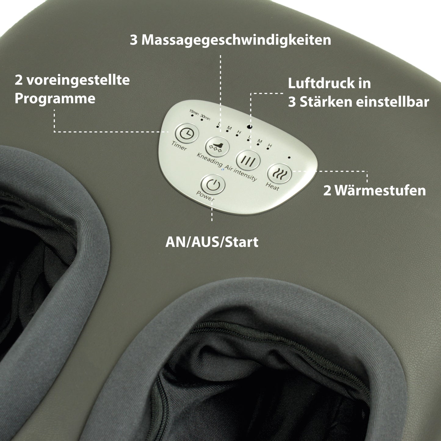 fußmassagegerät mit wärmefunktion